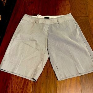 the Limited, striped shorts size 6